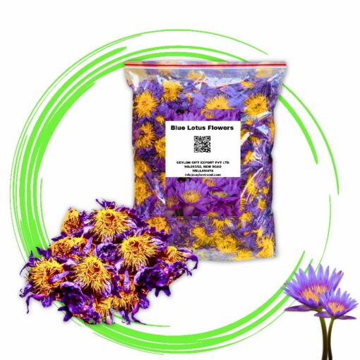Blue Lotus Flower Tea, Dried Whole Blue Lotus Flowers Petals