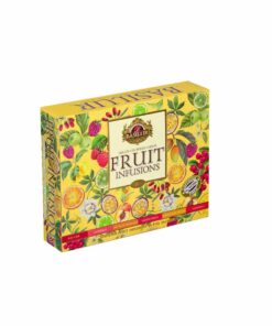 Assorted Fruit Infusions Vol.III - 60 Enveloped Tea Bags - 6 Flavours, Basilur Tea