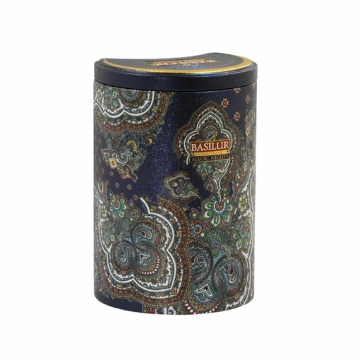 Magic Nights Tin Caddy - Ceylon Black Tea - 100g Loose Leaf, Basilur Tea