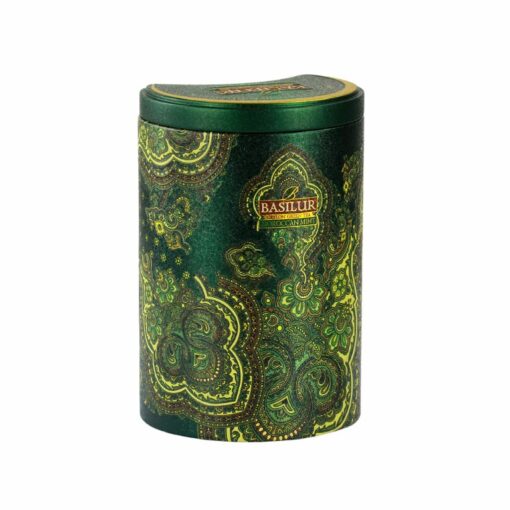 Basilur's Moroccan Mint Green Tea - 100g Loose Leaf Tin Caddy